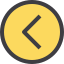 left arrow button